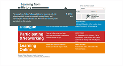 Desktop Screenshot of learning-from-history.de